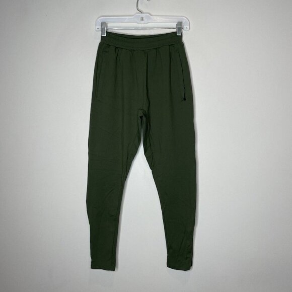 ESNTLS Green Track Pants Joggers Size Small - Picture 1 of 8